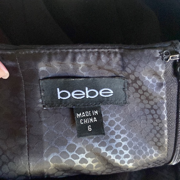 Bebe Pencil Black Skirt - Picture 7 of 10